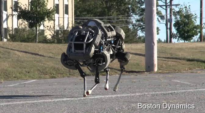 Google’s Boston Dynamics is Introducing WildCat Quad-Ruped Robot Sprints at 16mph Outside….